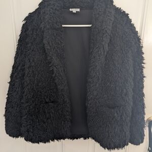 Atmosphere Cozy Charcoal Teddy Jacket